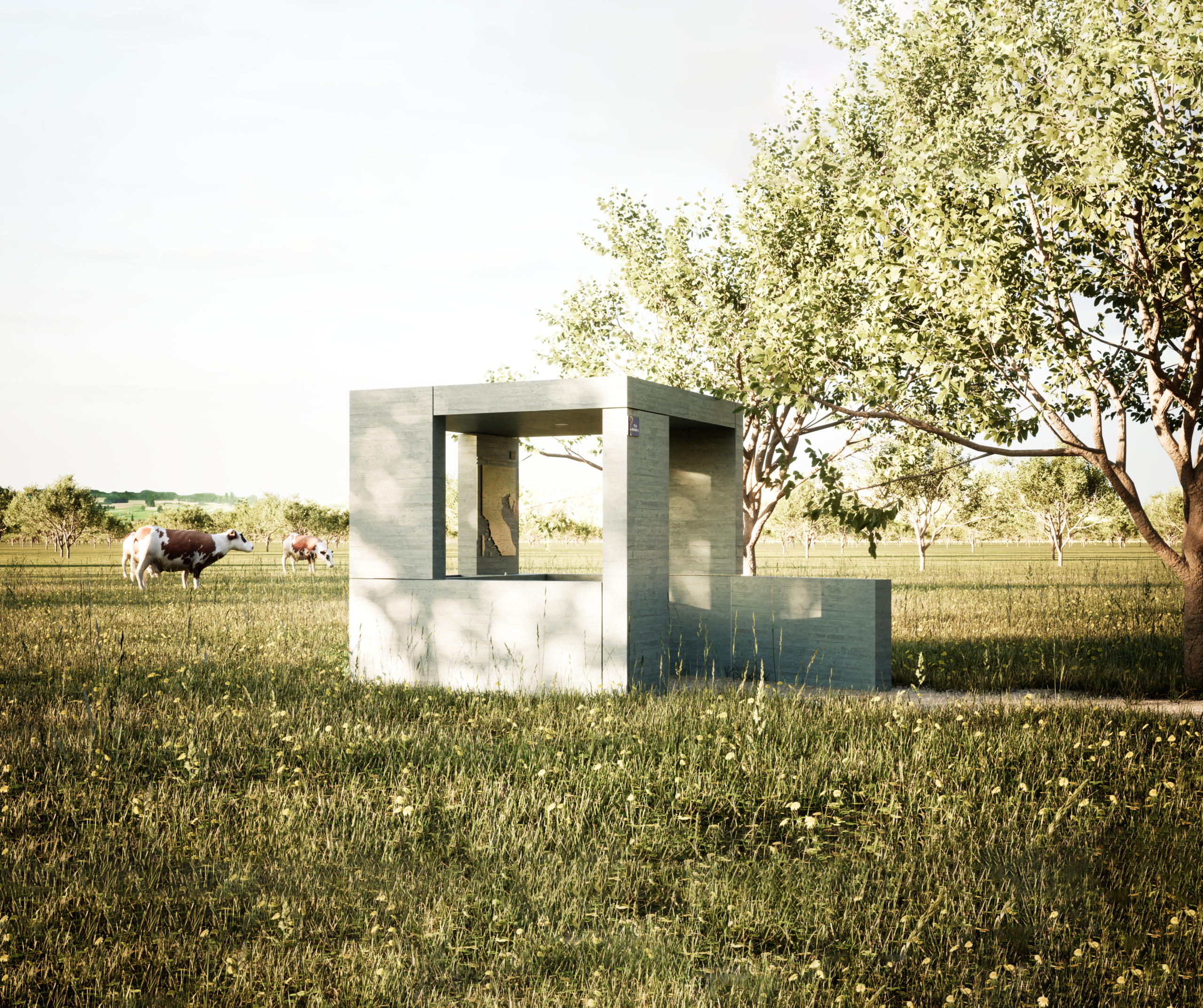 Proyecto Puntos de descanso para peregrinos - Zurita Studio